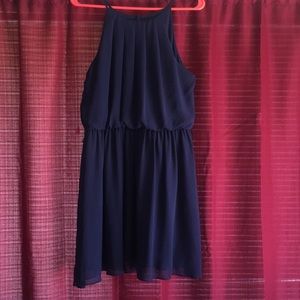 iZ Byer dark blue dress.